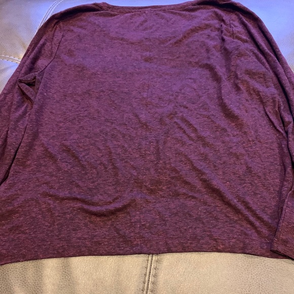 💕GAP Linen Blend Long Sleeve tee with pocket💞 - Picture 4 of 7